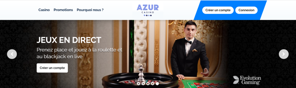 azur casino jeux