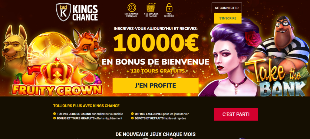 kings chance casino bonus