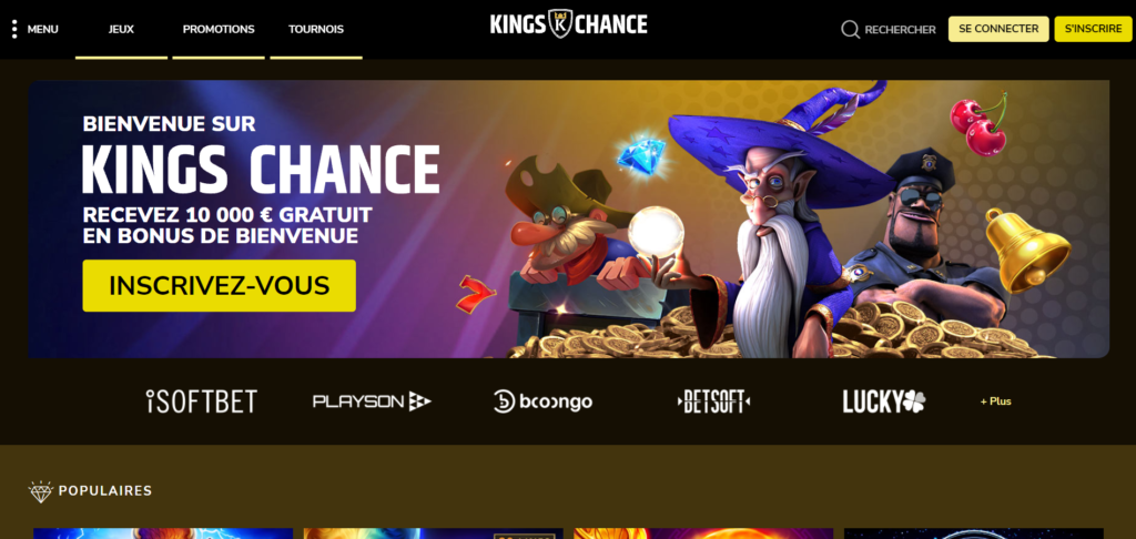 avis king chance casino