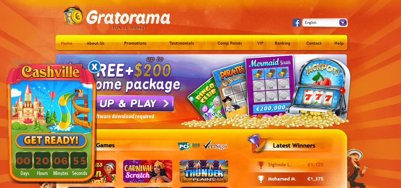 gratorama casino bonus