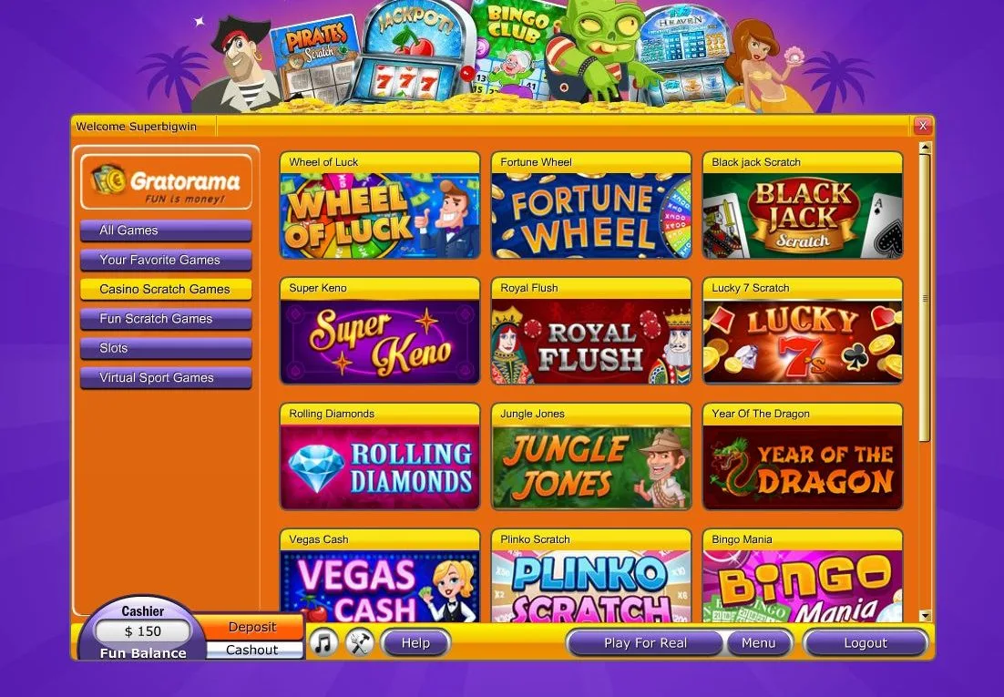 bonus gratorama casino