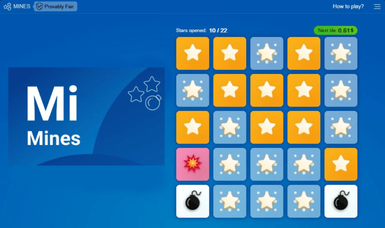 Jeu des mines sur Casinozer