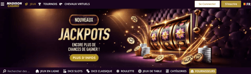 bonus madison casino