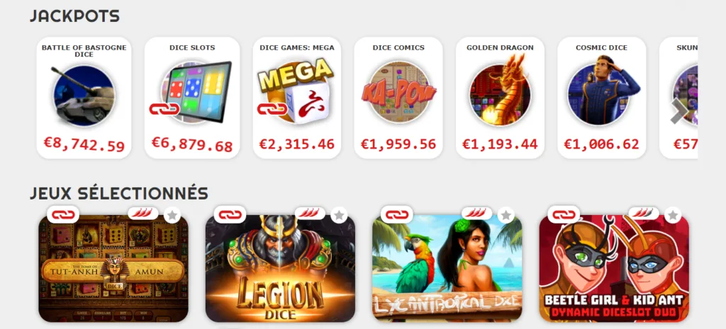 test red dice casino