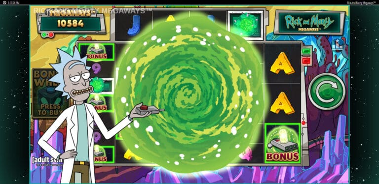 Rick and Morty Megaways de Blueprint Gaming