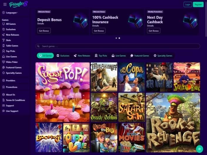 avis paradise8 casino