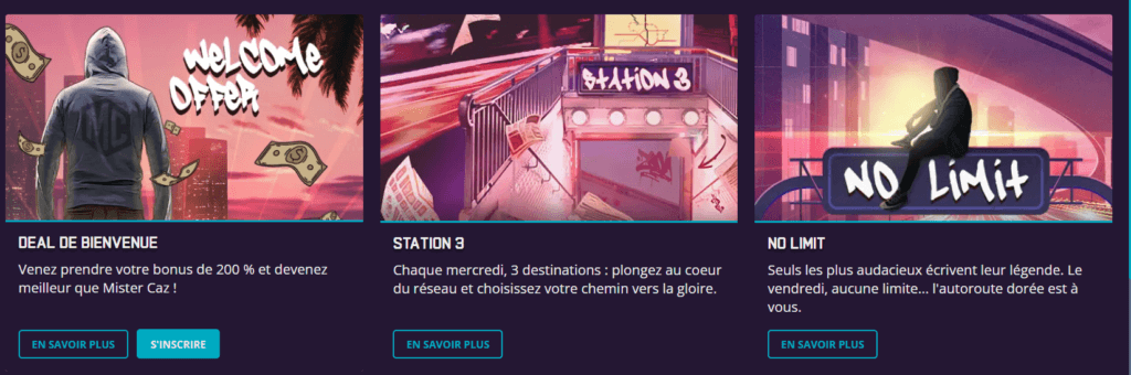 mister caz casino jeux
