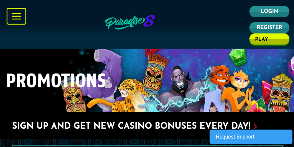 test paradise8 casino