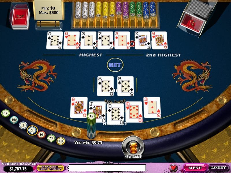 regles poker pai gow