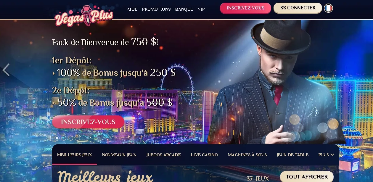 vegas plus casino jeux