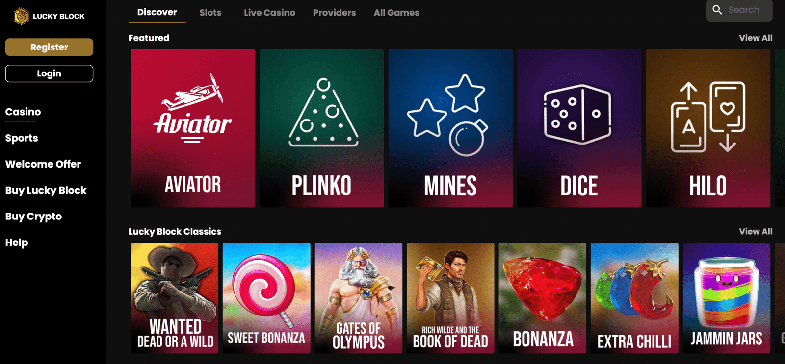 lucky block casino avis