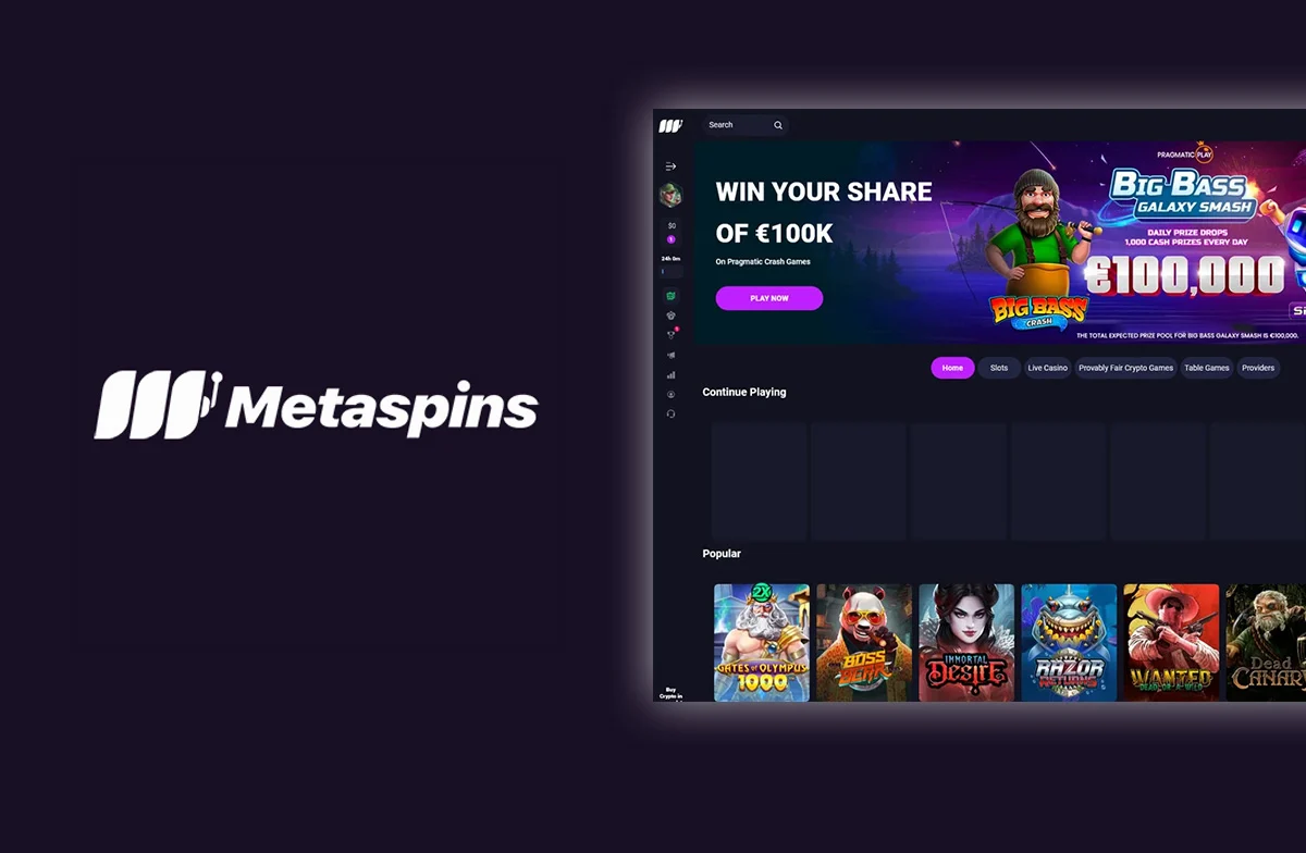 test metaspins casino