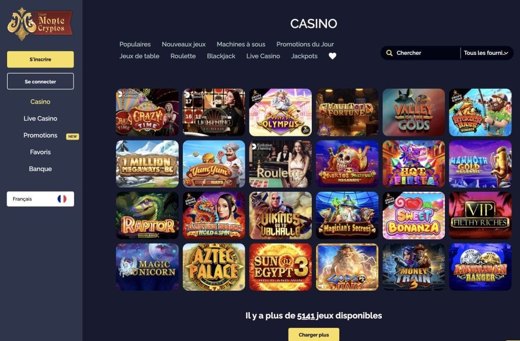 jeux montecryptos casino