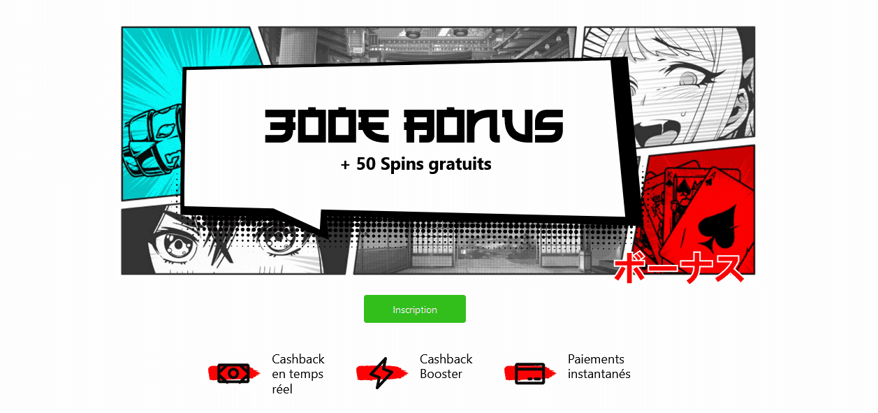 manga casino bonus