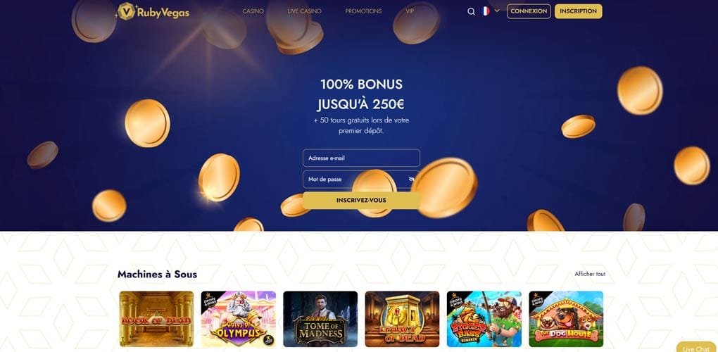 ruby vegas casino test