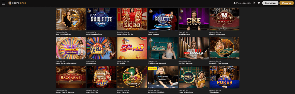 bonus casino extra