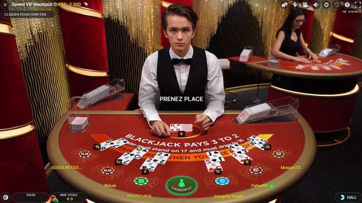 Croupier virtuel intelligent