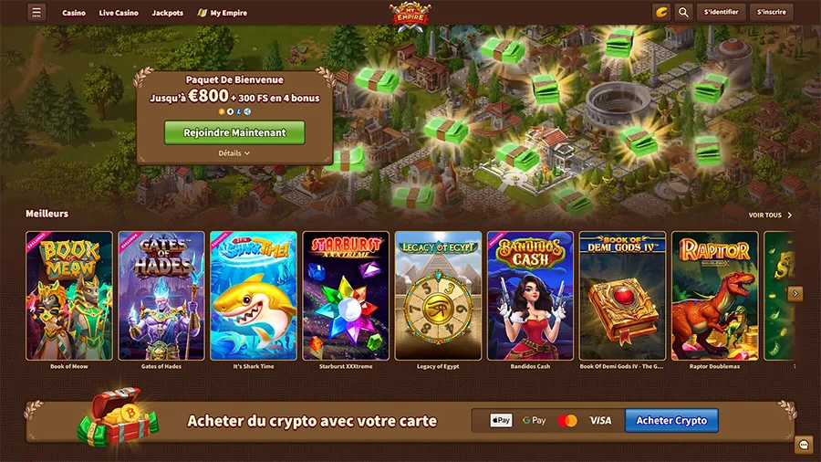 test my empire casino
