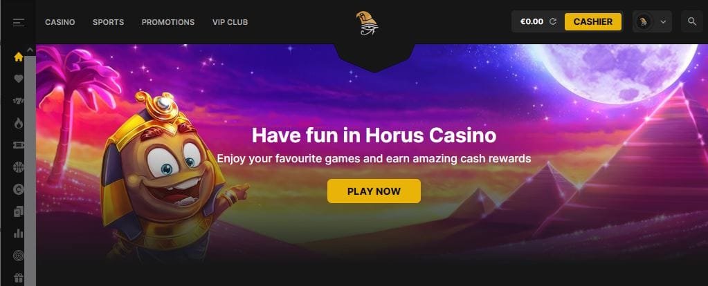horus casino bonus