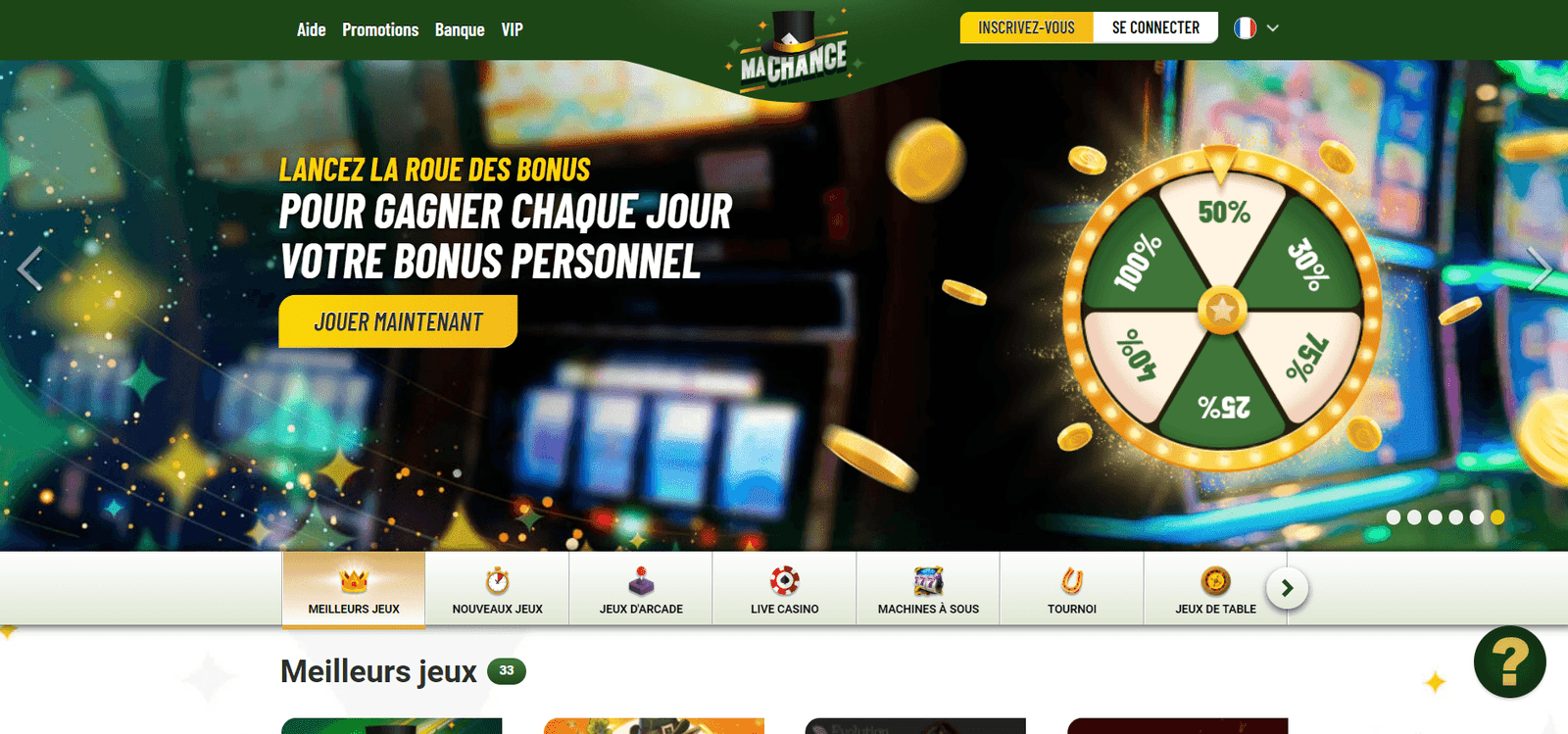 bonus ma chance casino