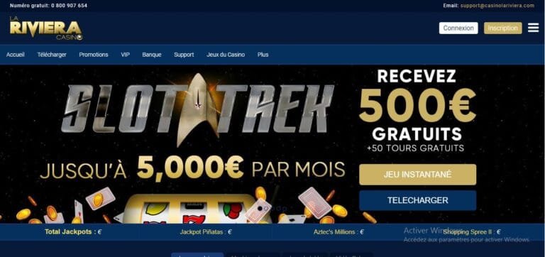 la riviera casino jeux