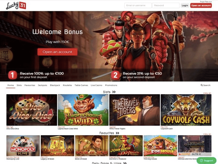 avis lucky31 casino