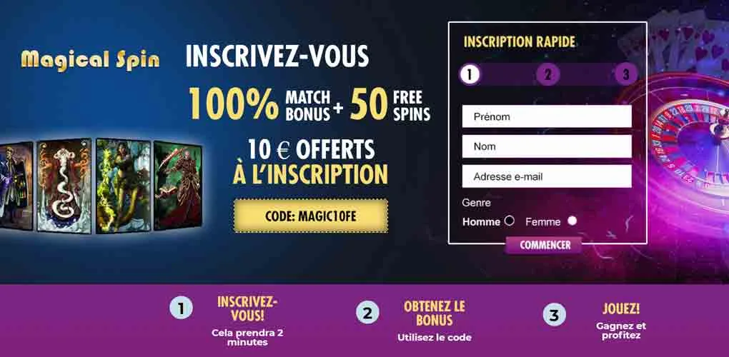 avis magical spin casino