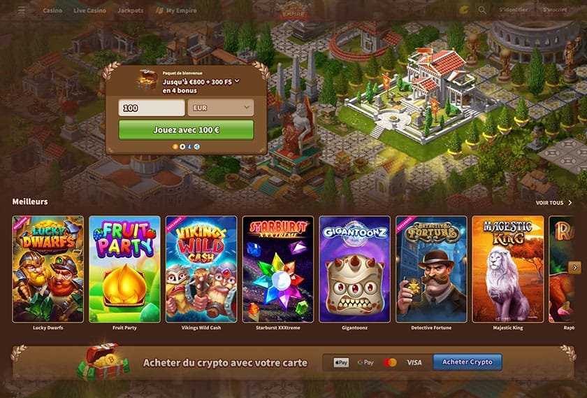 my empire casino test