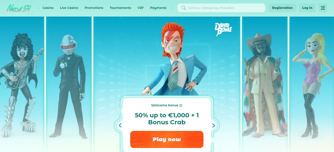 neon54 casino test