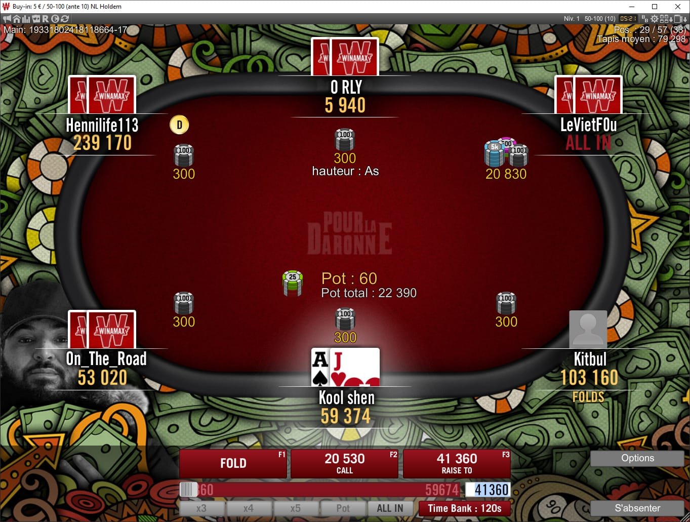 tournois de poker
