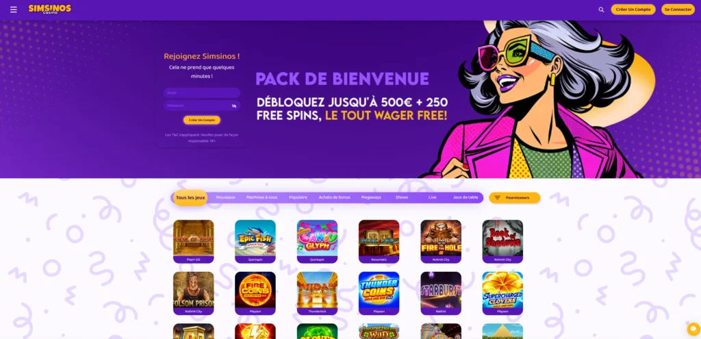test simsino casino