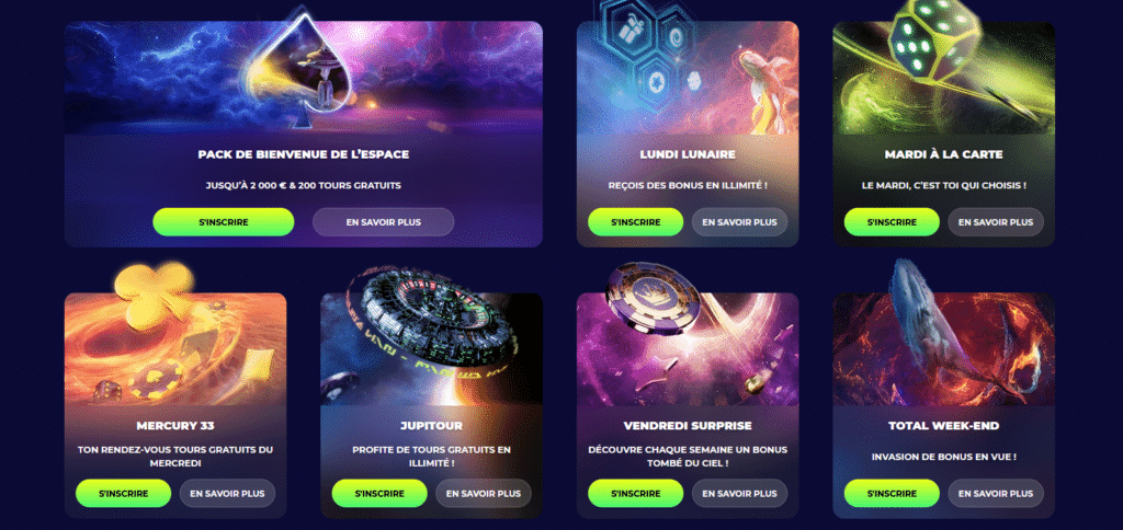 space fortuna casino bonus