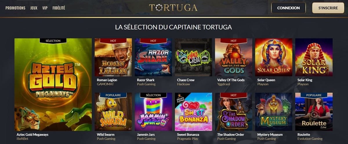 tortuga casino test