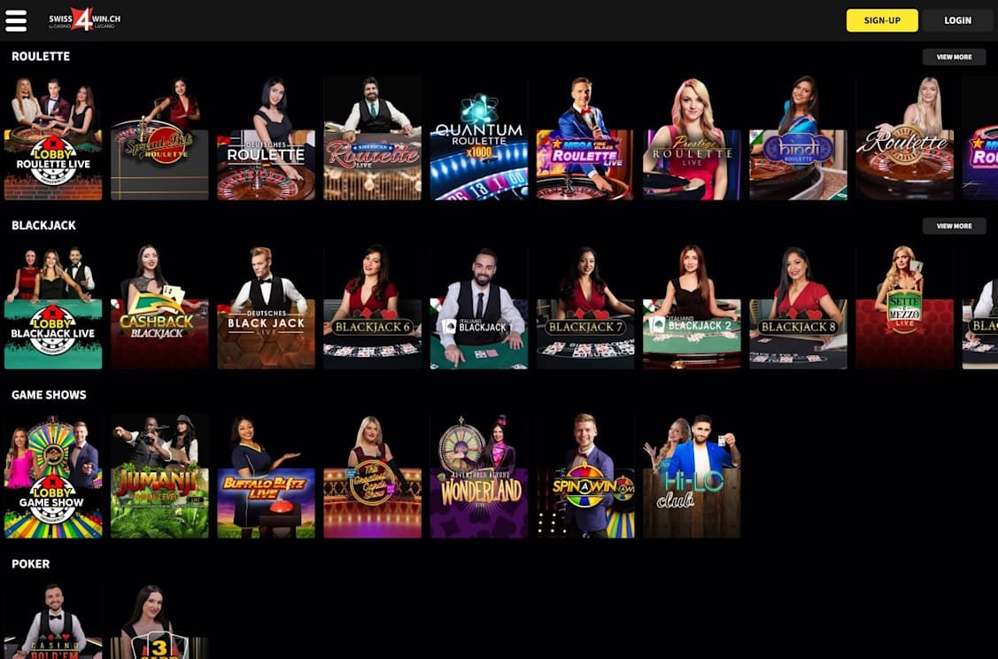 swiss4win casino test