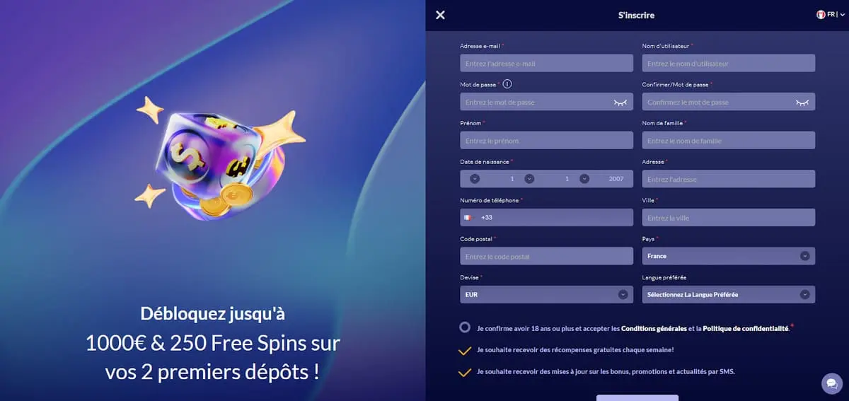 test shiny wilds casino