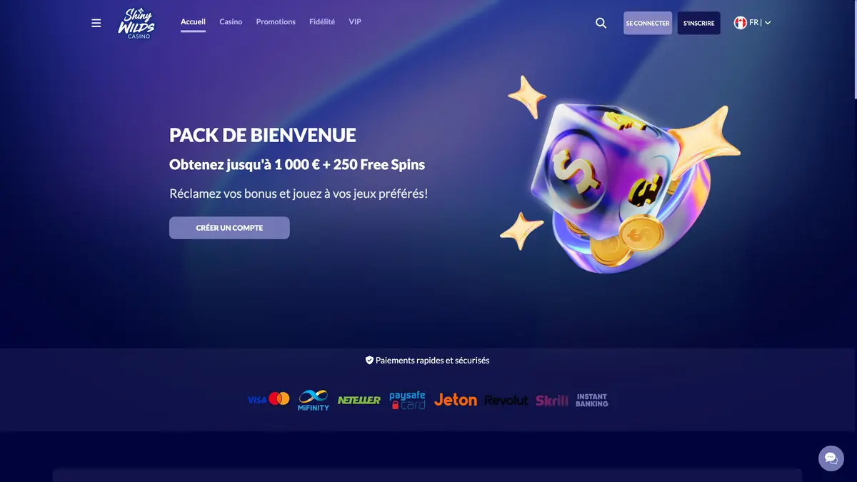 avis shiny wilds casino