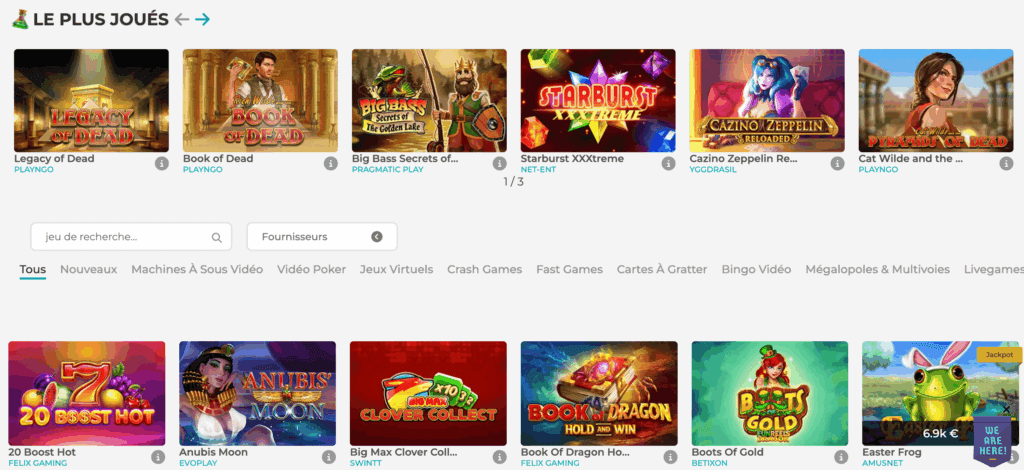 Merlin Casino inscription