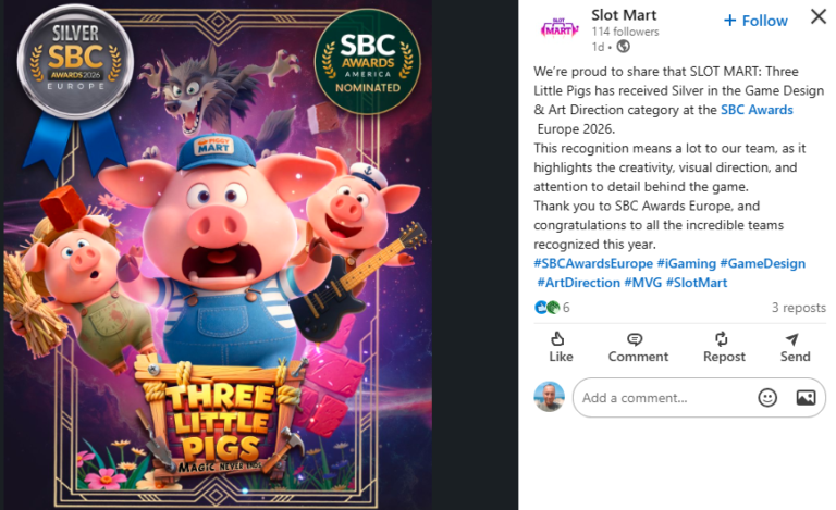 SBC 2026 : six jeux de slots en lice pour le titre de jeu de l’année en Floride
