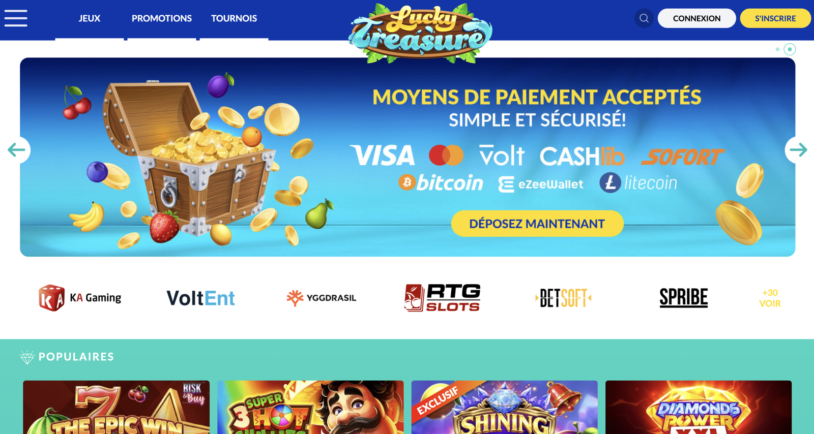 casino sans depot retirable